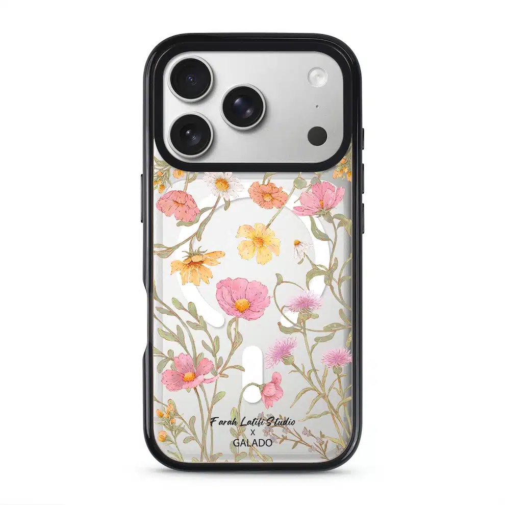 Farah Latifi - Sunlit Blooms phone case - GALADO Malaysia