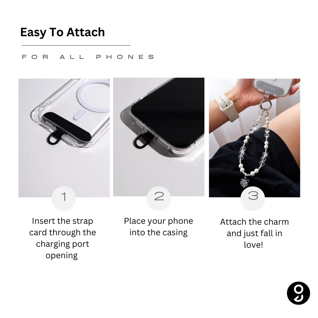 Lumière Bloom Phone Charm - GALADO Malaysia