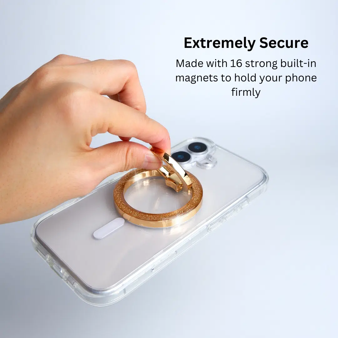 MagSafe Ring Stand (Sparkle Gold) - GALADO Malaysia