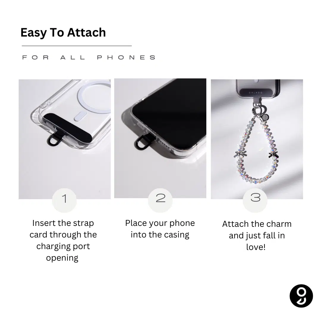 Luna Bow Phone Charm - GALADO Malaysia