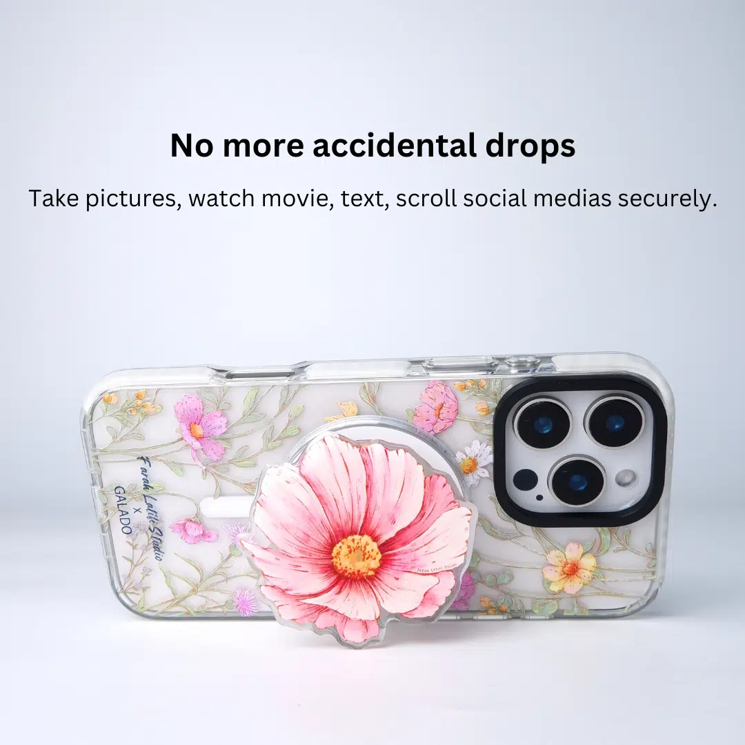 Farah Latifi - Blush Cosmos MagSafe Phone Grip - GALADO Malaysia