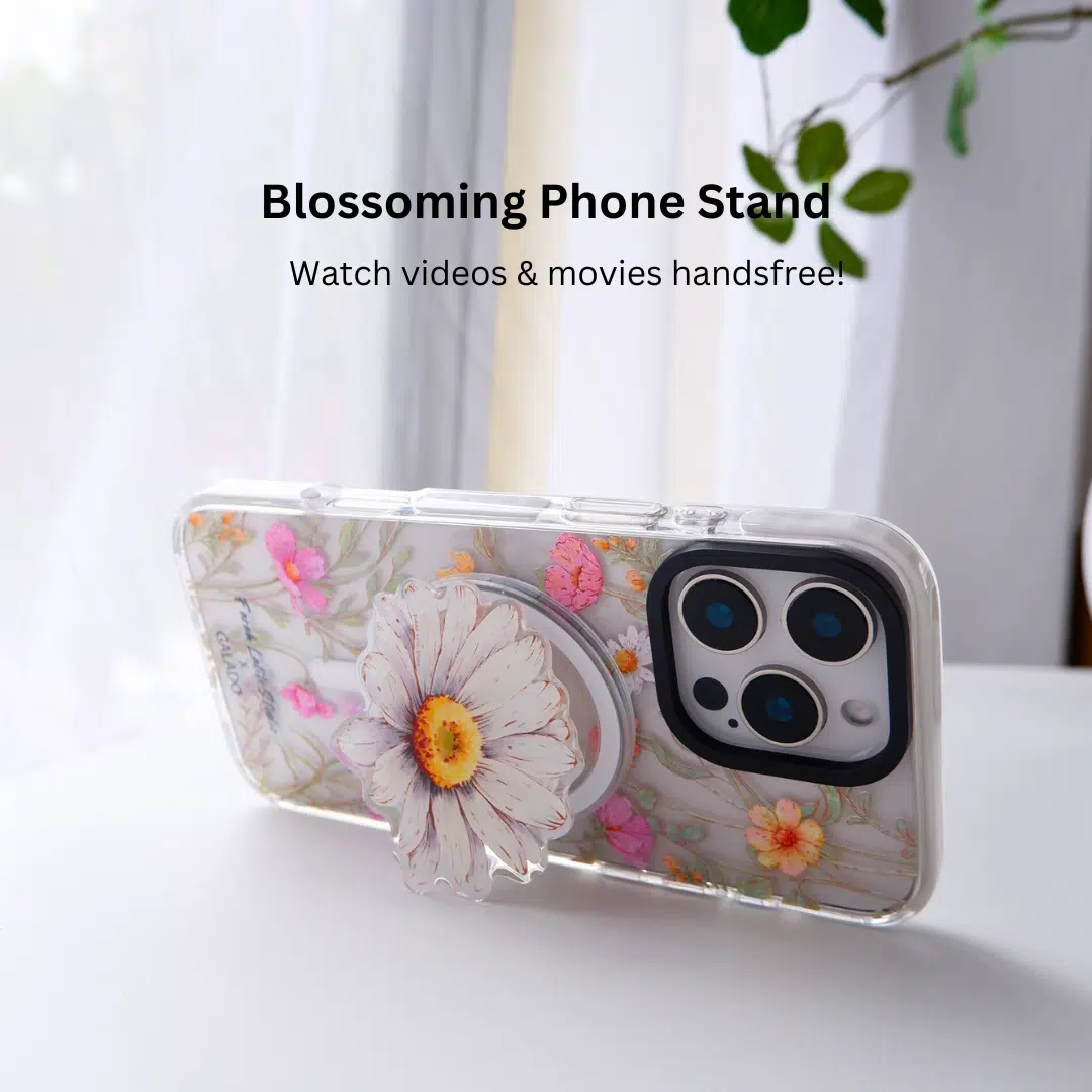 GALADO x Farah Latifi Daisies MagSafe phone grip with floral art Malaysia