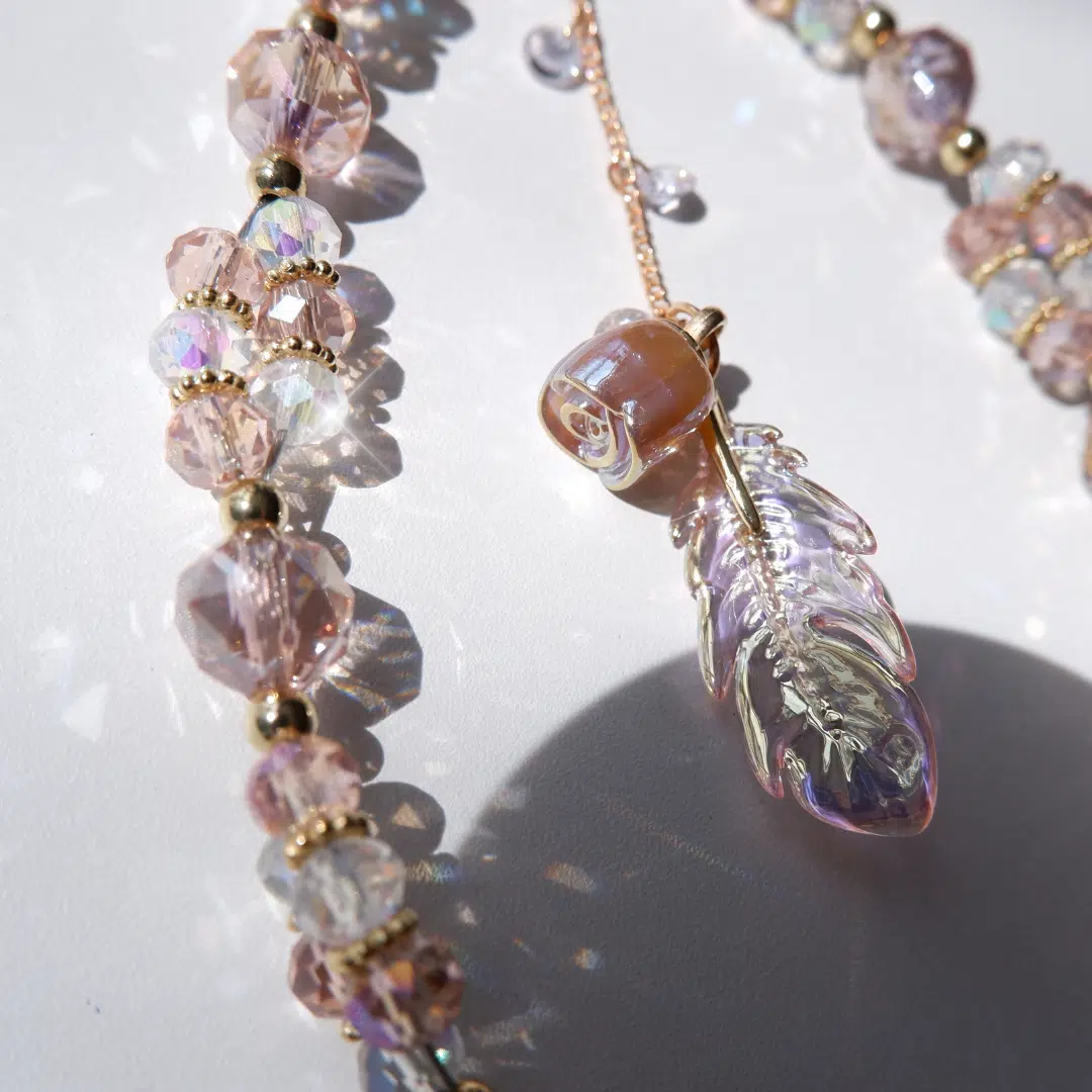 Feather Bloom Phone Charm - GALADO Malaysia