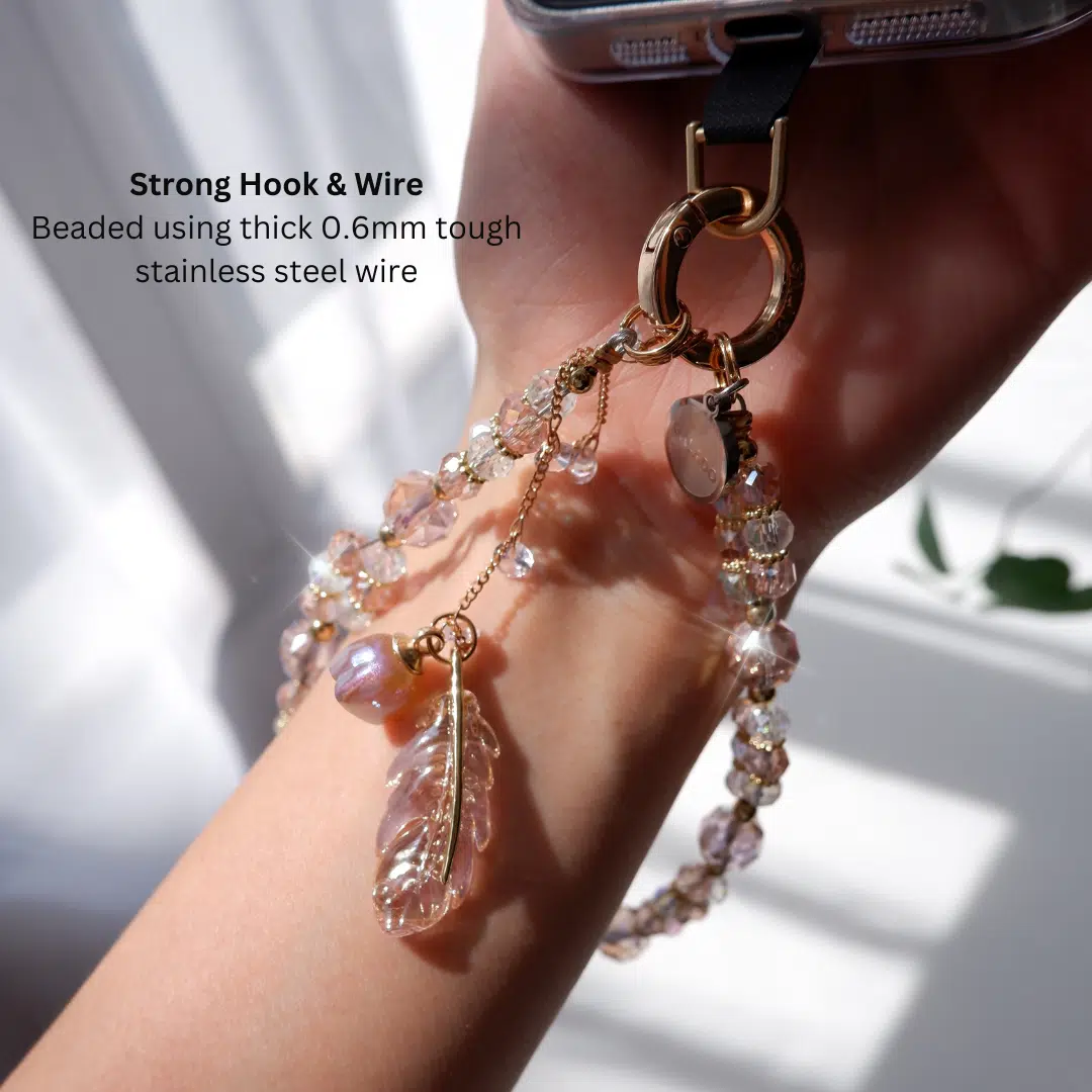 Feather Bloom Phone Charm - GALADO Malaysia