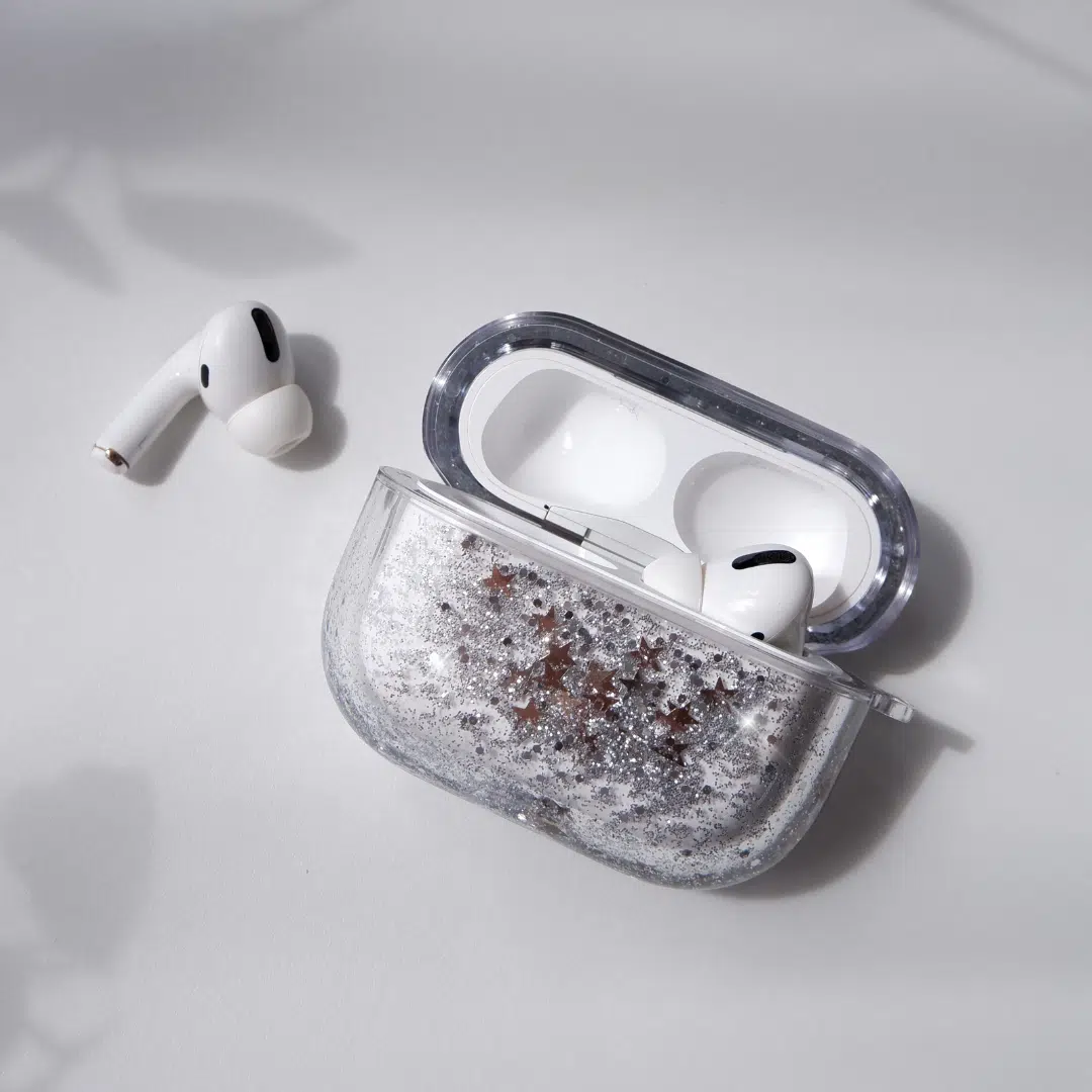 Sparkle Silver AirPods Case - GALADO Malaysia