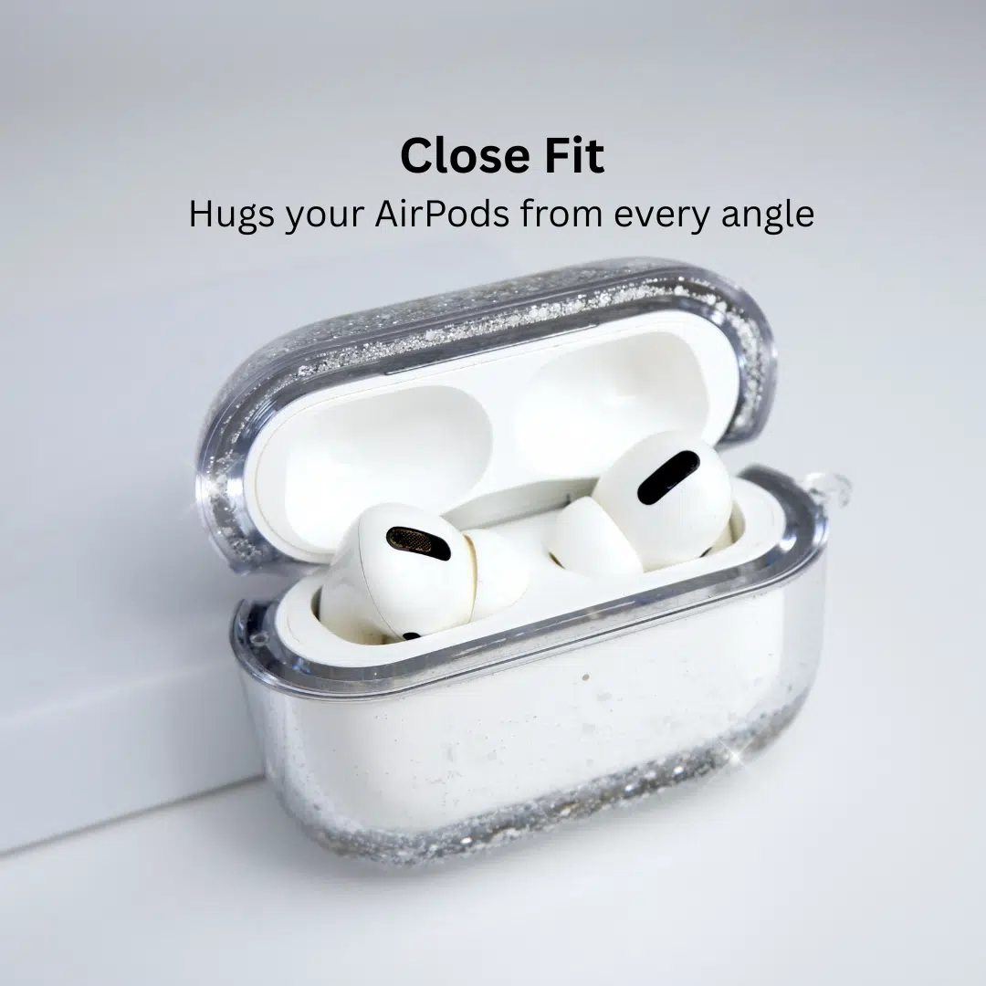 Sparkle Silver AirPods Case - GALADO Malaysia