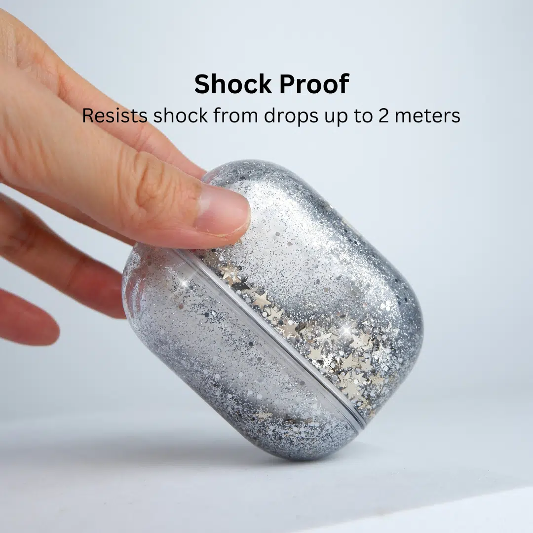 Sparkle Silver AirPods Case - GALADO Malaysia
