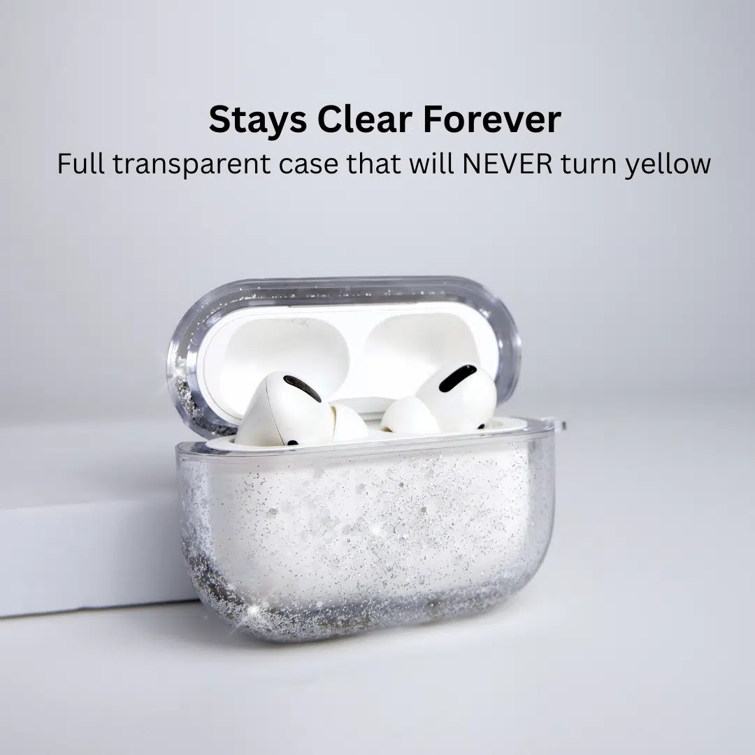 Sparkle Silver AirPods Case - GALADO Malaysia