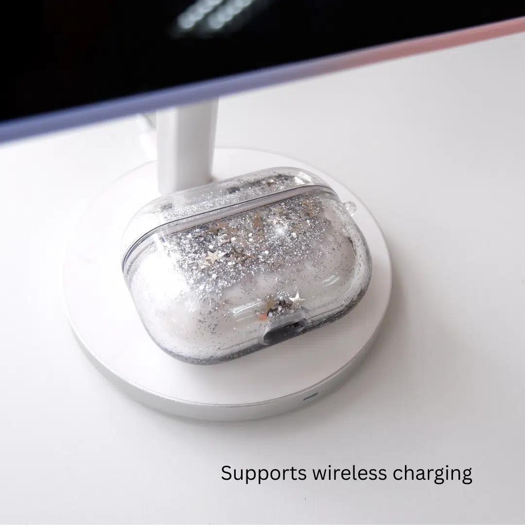 Sparkle Silver AirPods Case - GALADO Malaysia