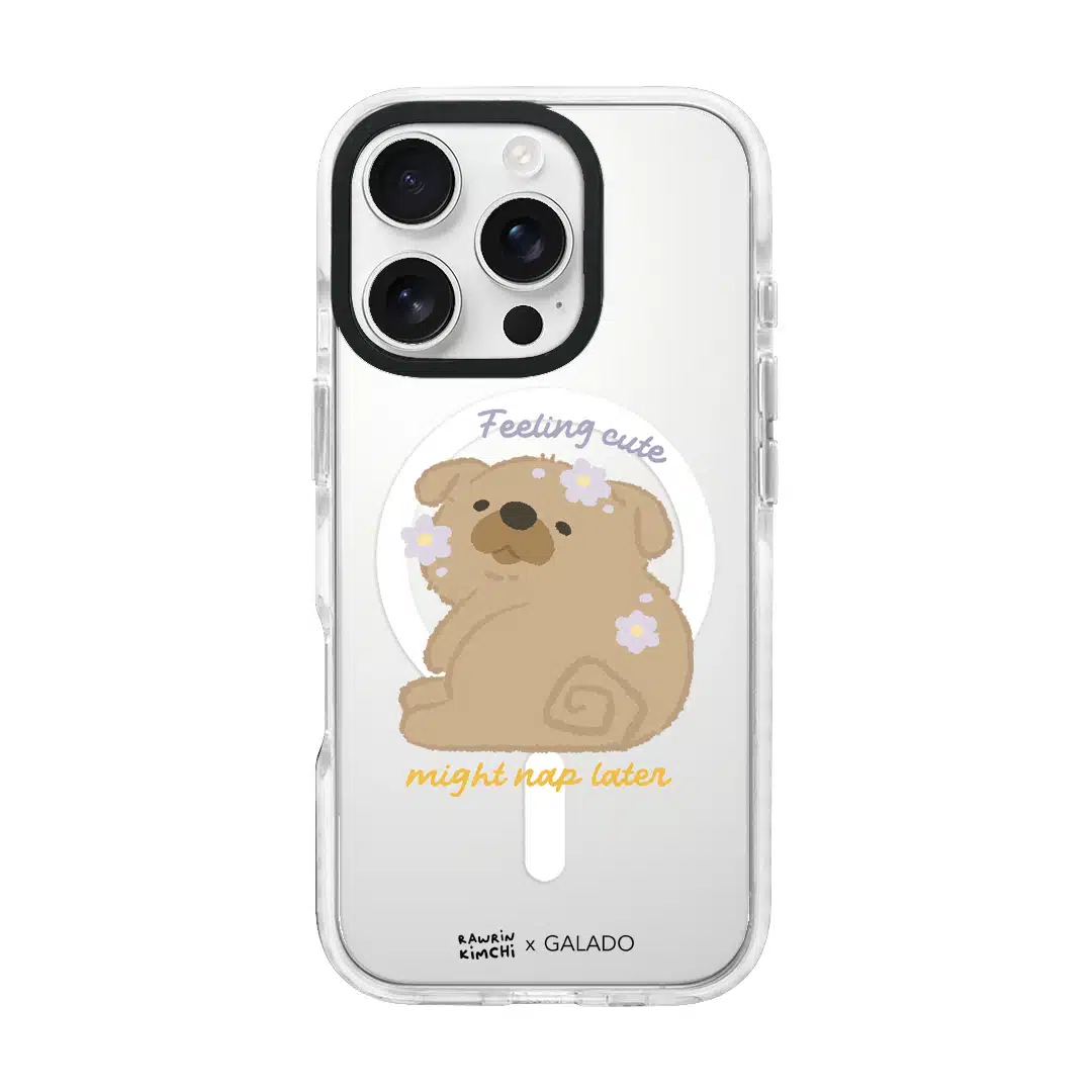 Rawrin Kimchi - Feeling Cute Pug phone case - GALADO Malaysia
