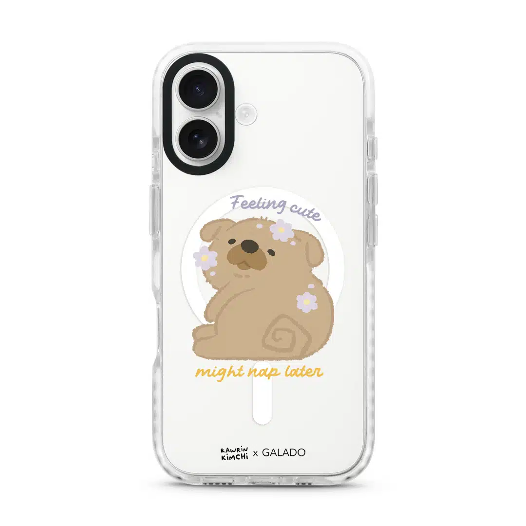 Rawrin Kimchi - Feeling Cute Pug phone case - GALADO Malaysia