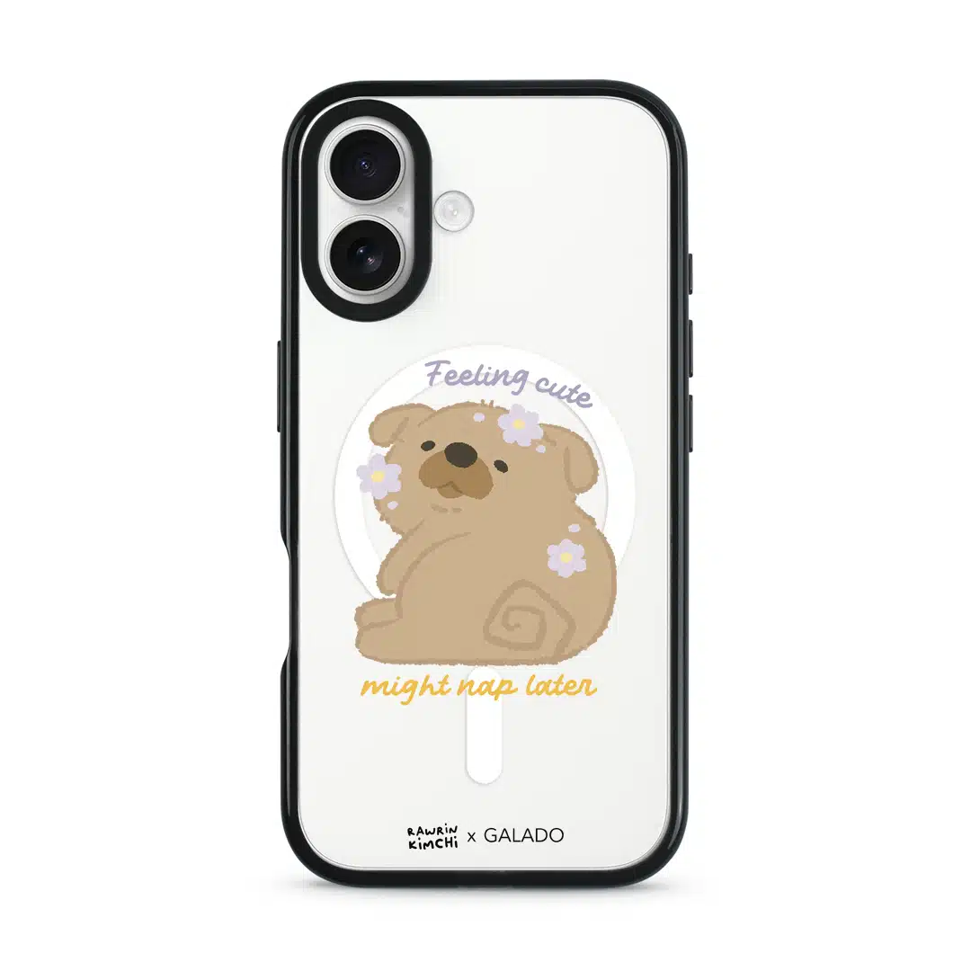 Rawrin Kimchi - Feeling Cute Pug phone case - GALADO Malaysia