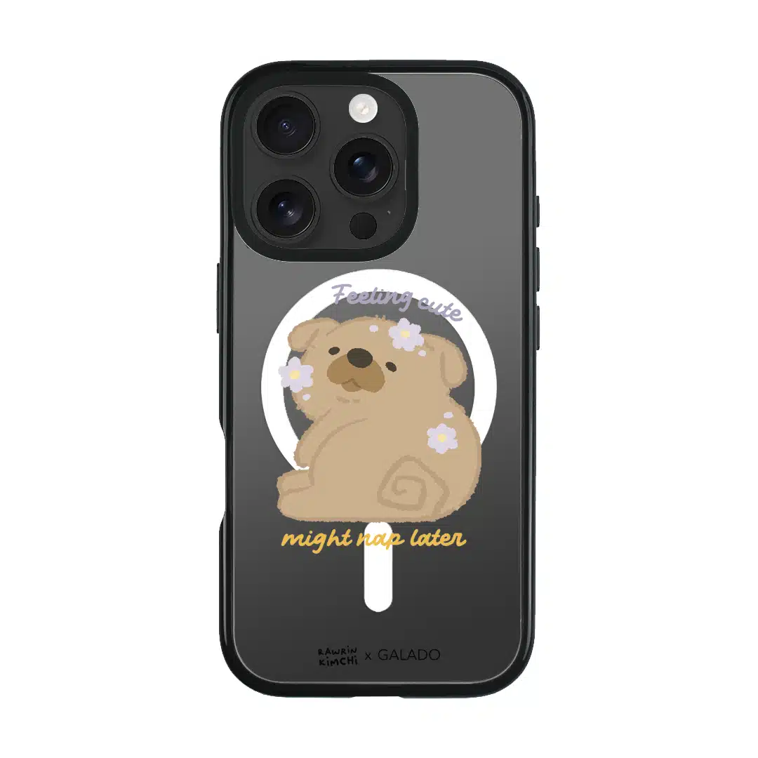 Rawrin Kimchi - Feeling Cute Pug phone case - GALADO Malaysia