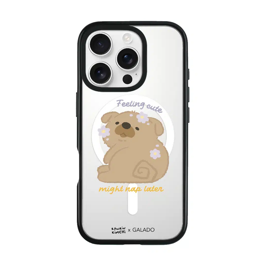 Rawrin Kimchi - Feeling Cute Pug phone case - GALADO Malaysia