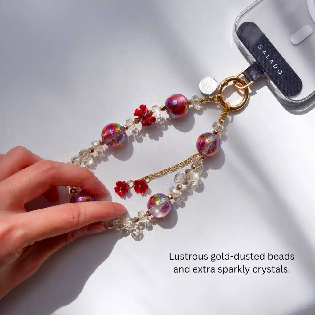 Scarlet Aurora Phone Charm - GALADO Malaysia