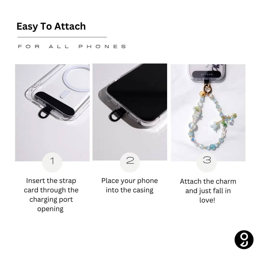 Garden Of Serenity Phone Charm - GALADO Malaysia