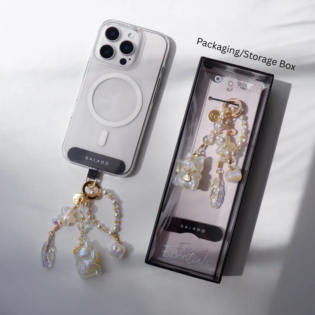 Pearly Fortune Cat Charm - GALADO Malaysia