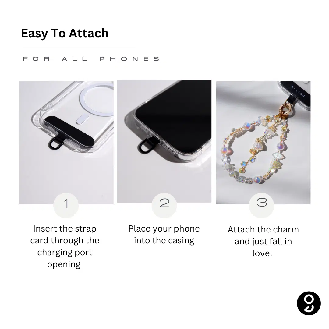 The Aurelia Bloom Phone Charm - GALADO Malaysia