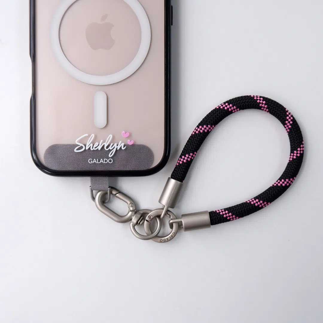 Mini Wrist Strap - Pink Swirl - GALADO Malaysia