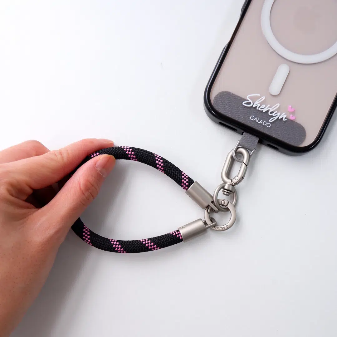 Mini Wrist Strap - Pink Swirl - GALADO Malaysia