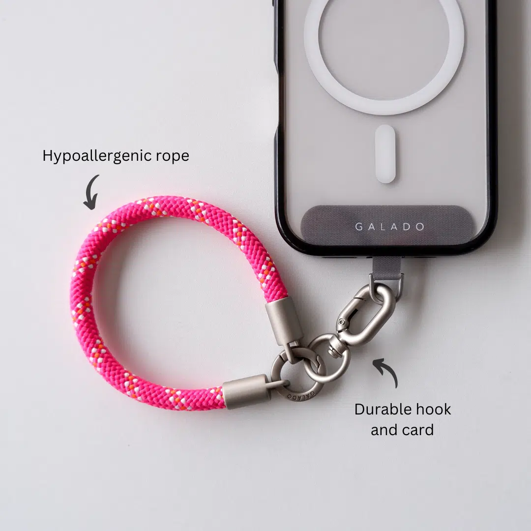 Mini Wrist Strap - Pink Fizz - GALADO Malaysia