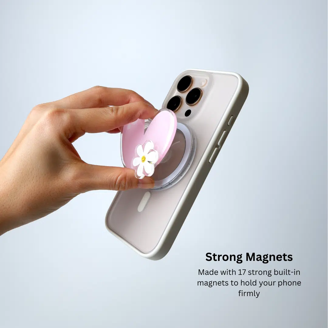 Sweetheart Daisy MagSafe Phone Grip - GALADO Malaysia