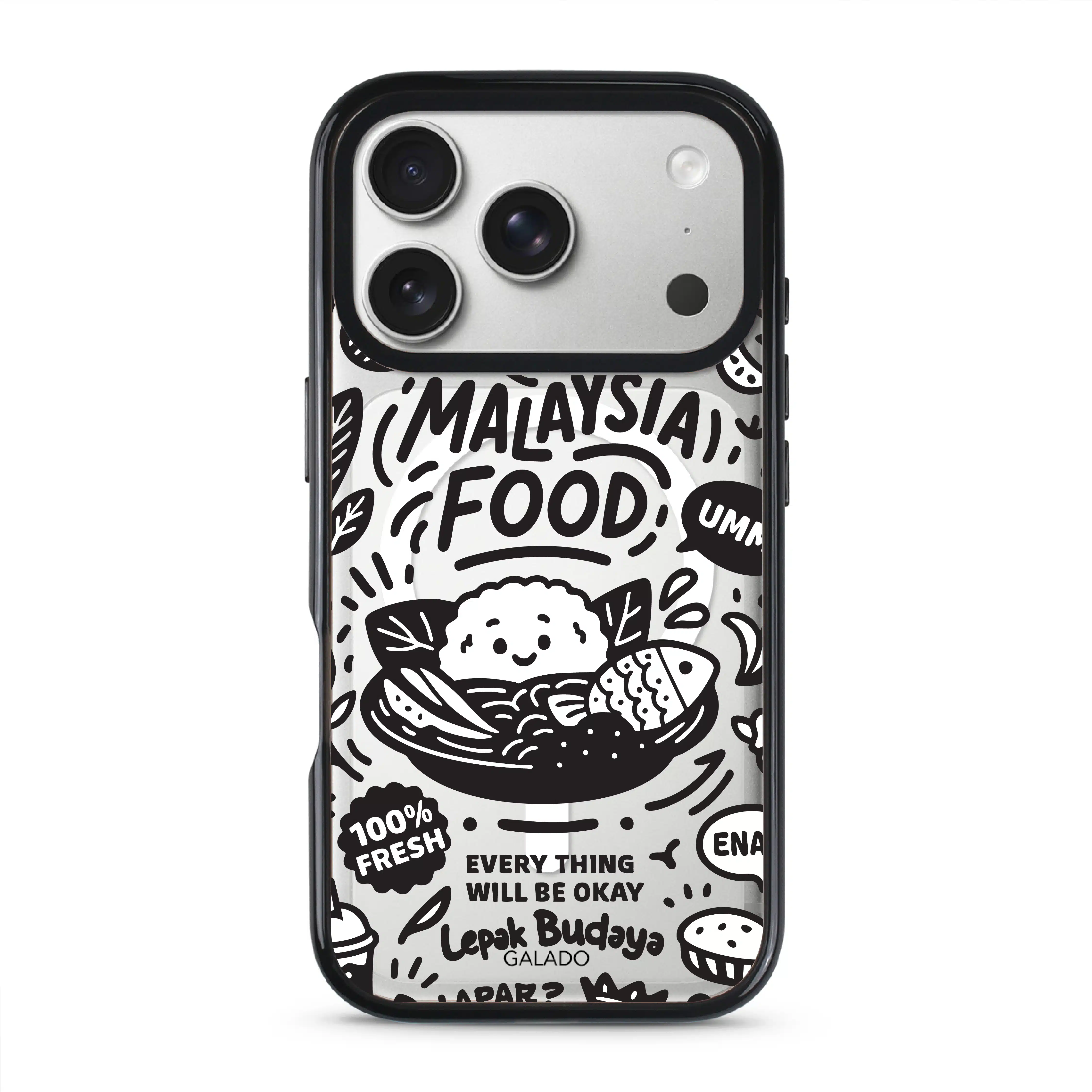 Rasa Malaysia Collection - Lepak Budaya phone case - GALADO Malaysia