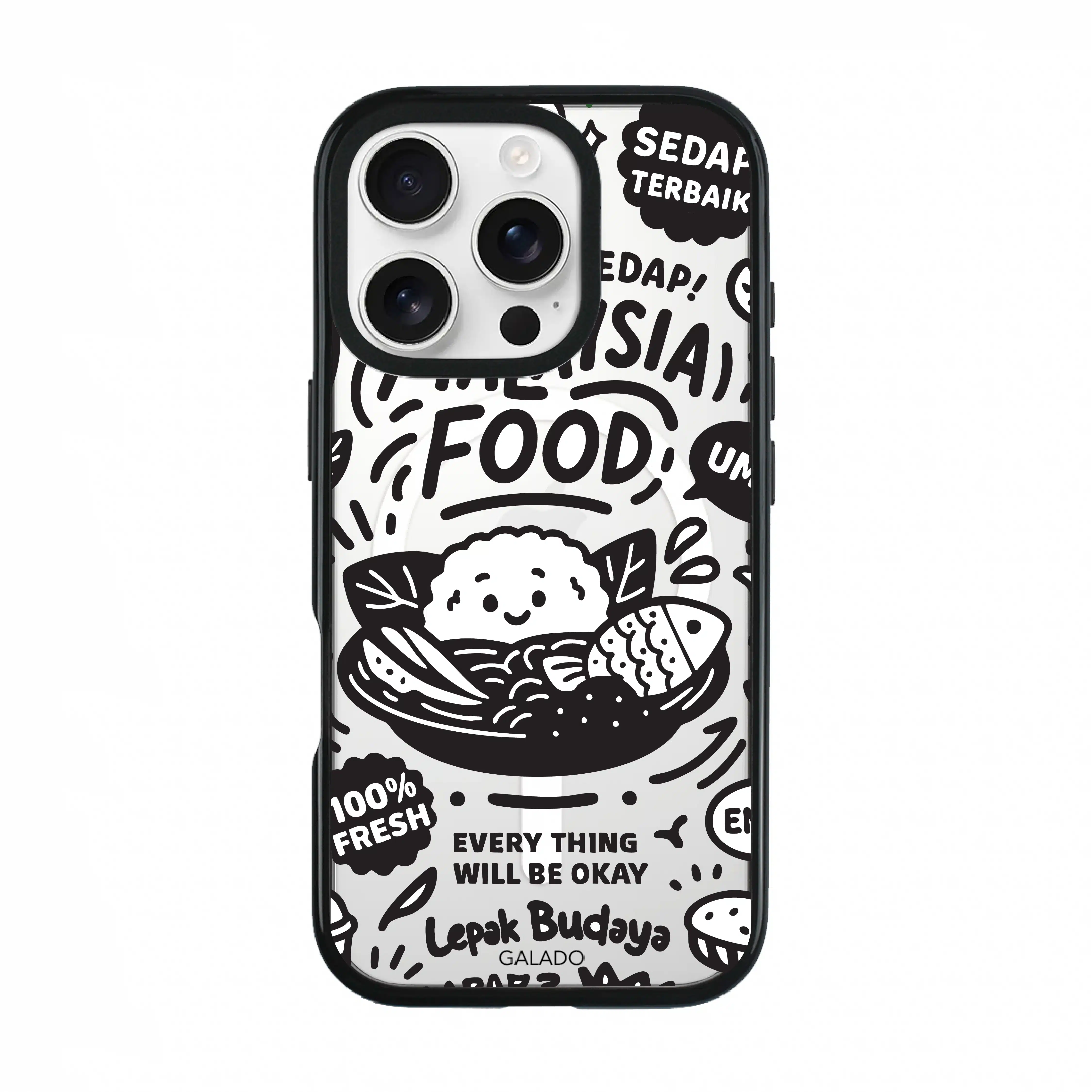 Rasa Malaysia Collection - Lepak Budaya phone case - GALADO Malaysia