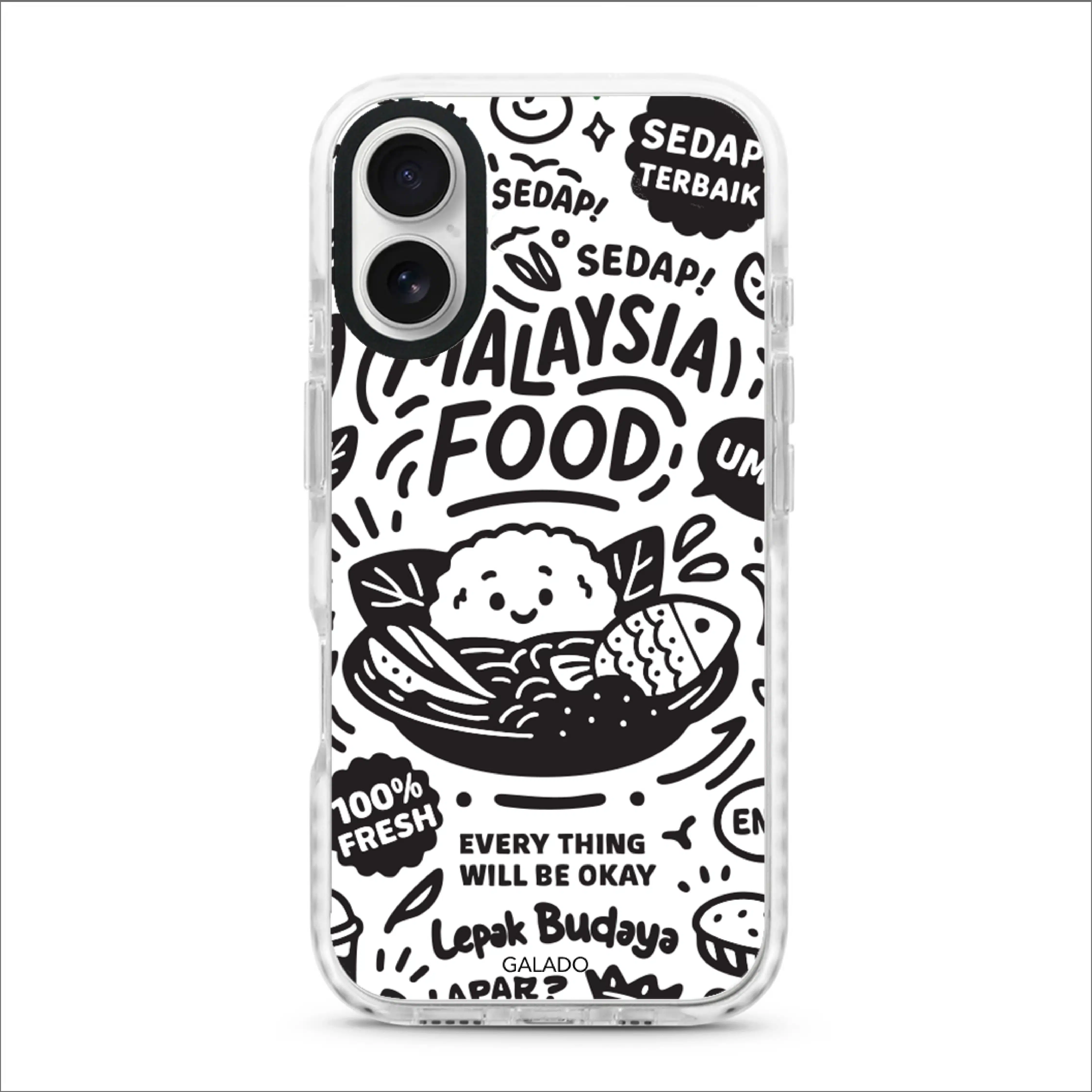 Rasa Malaysia Collection - Lepak Budaya phone case - GALADO Malaysia