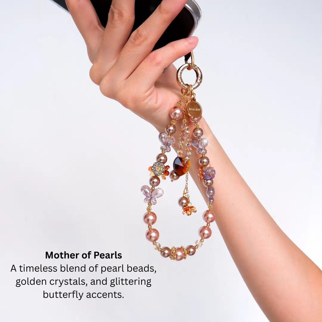 Golden Papillon Phone Charm - GALADO Malaysia