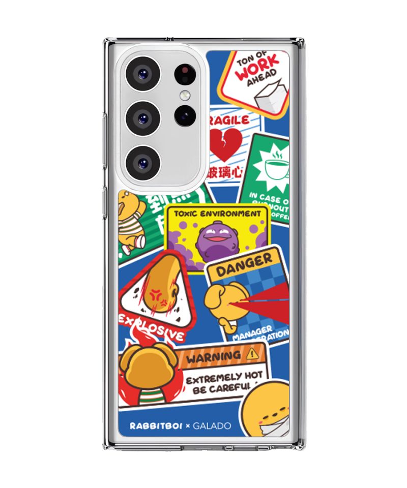 Rabbitboi - Caution Series phone case - GALADO Malaysia
