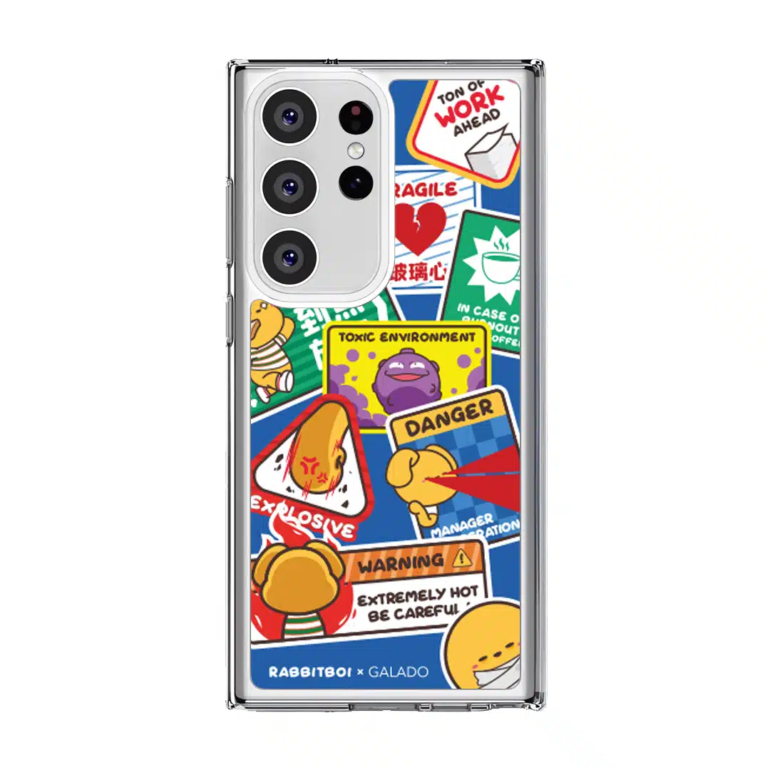 Rabbitboi - Caution Series phone case - GALADO Malaysia