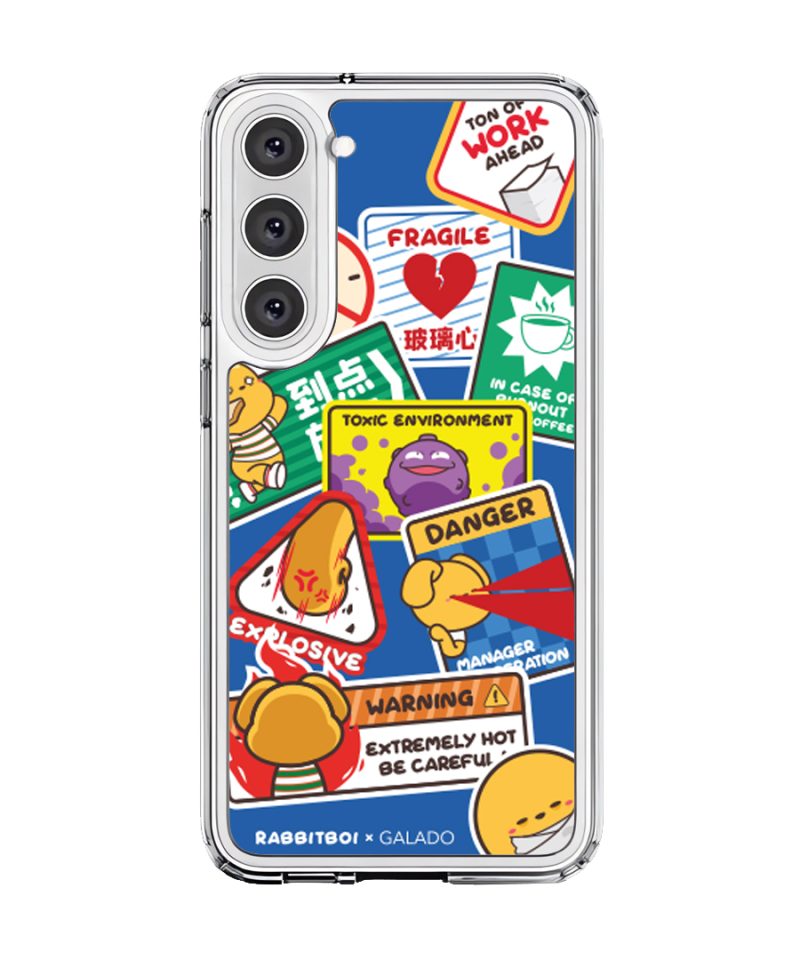Rabbitboi - Caution Series phone case - GALADO Malaysia