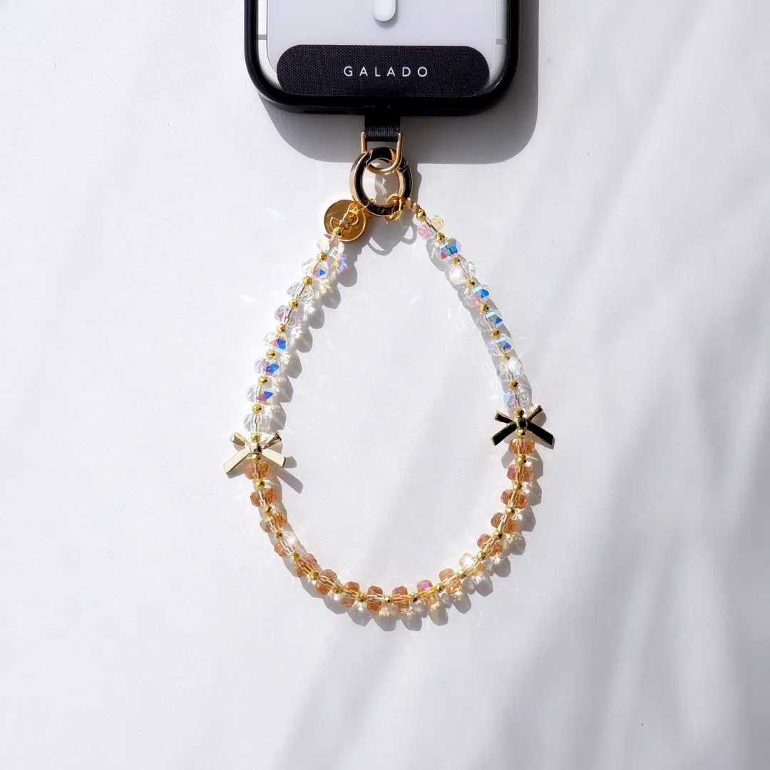 Golden Bow Phone Charm - GALADO Malaysia