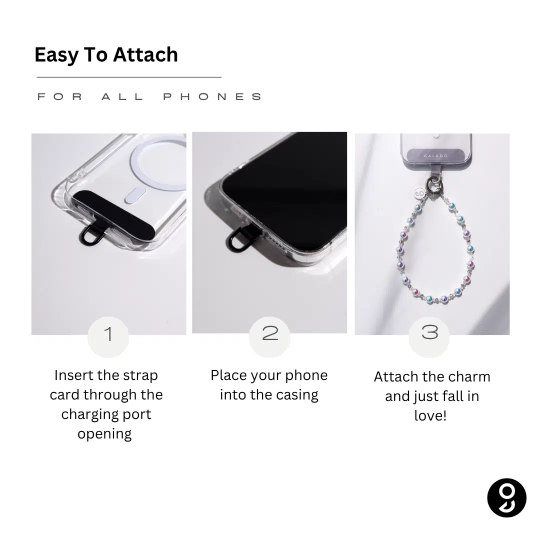 Opaline Pearl Phone Charm - GALADO Malaysia