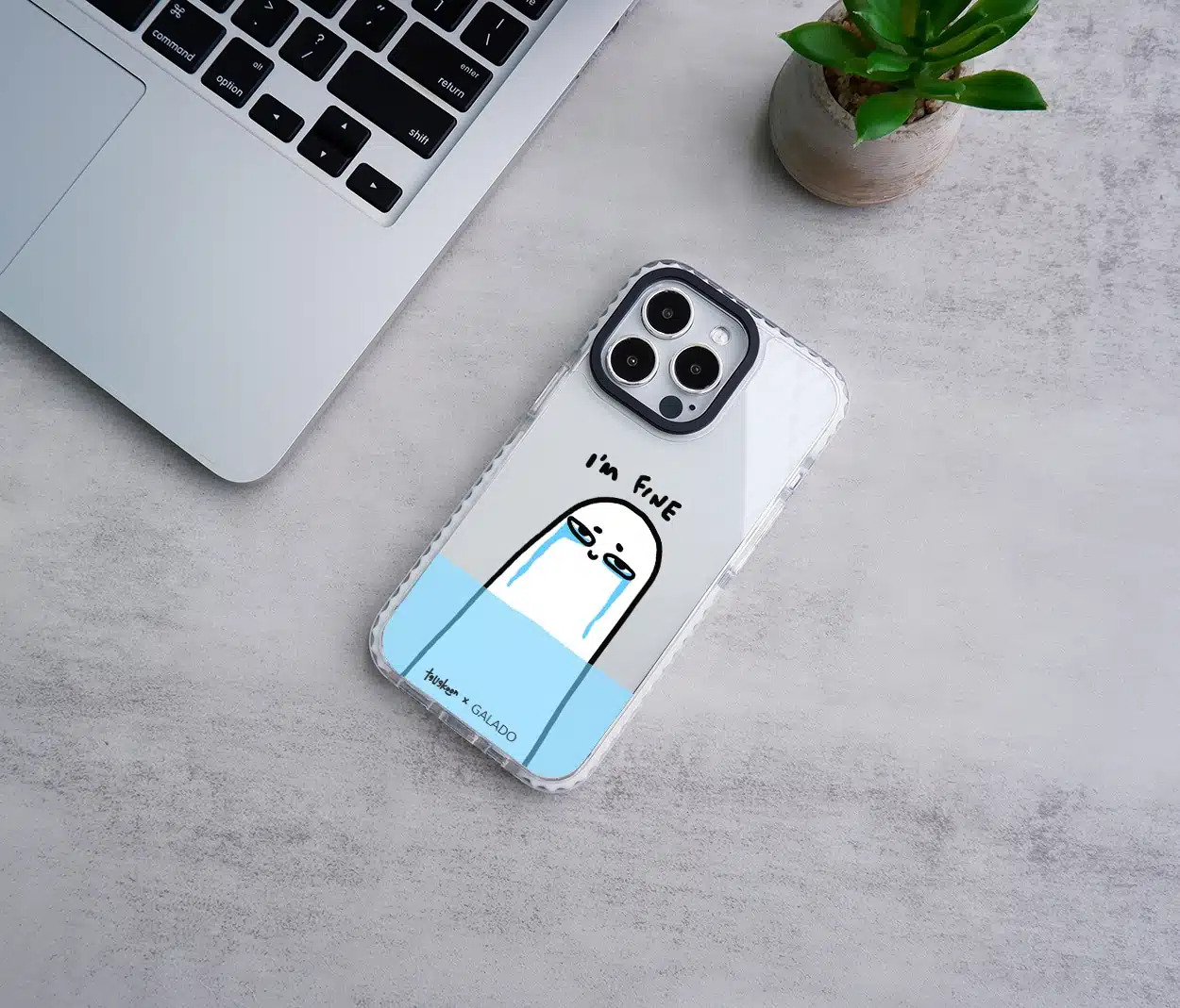 tgugkoon - I'm Fine phone case - GALADO Malaysia