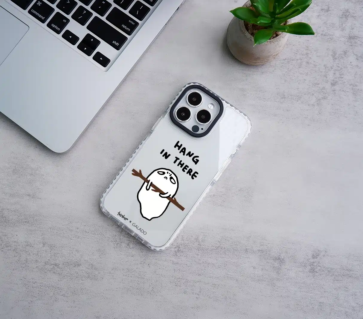 tgugkoon - Hang In There phone case - GALADO Malaysia