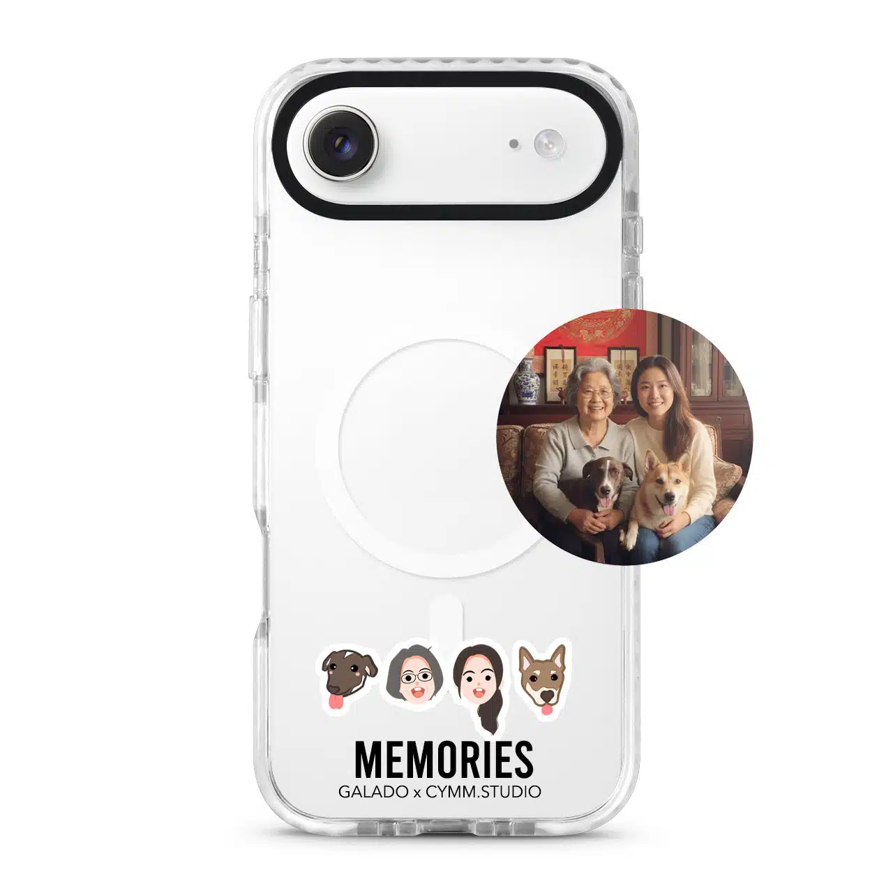 Chibi Heads Mini - Custom Drawing phone case - GALADO Malaysia