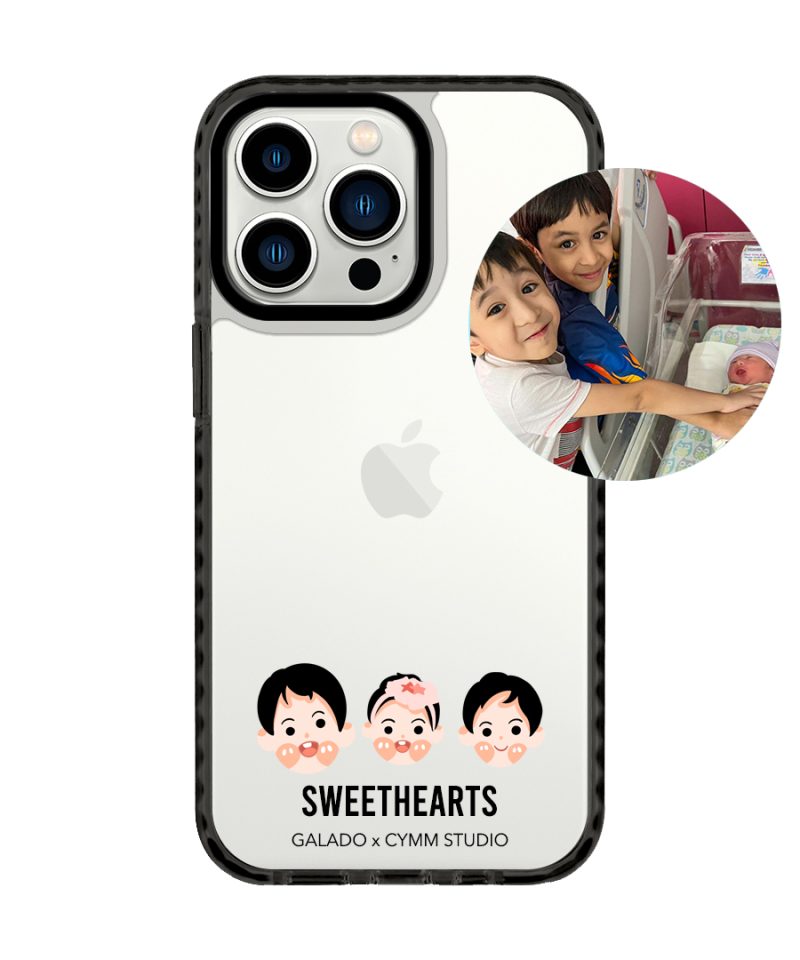 Chibi Heads Mini - Custom Drawing phone case - GALADO Malaysia