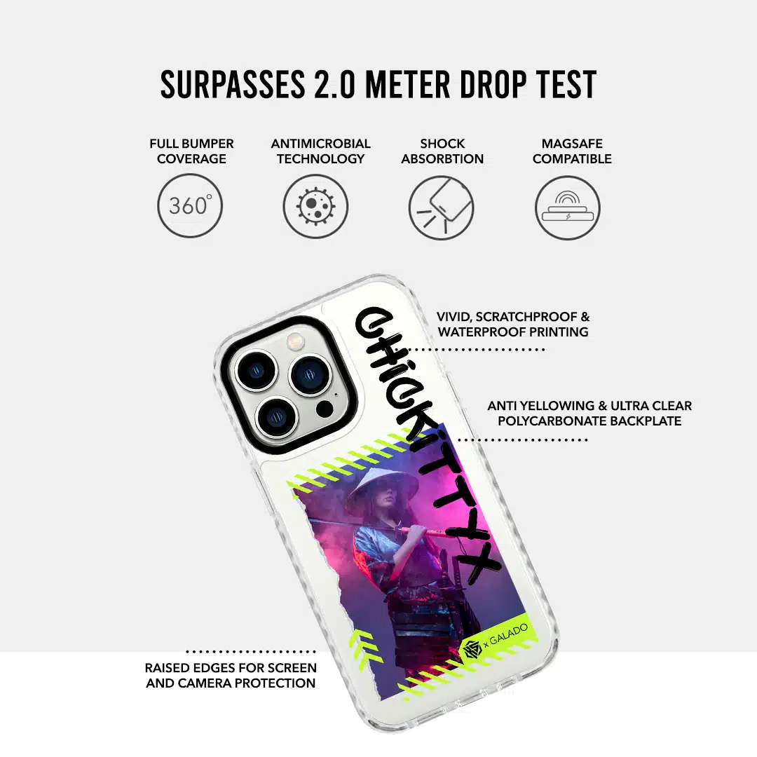 Xy's Studio - Custom Neon Canvas phone case - GALADO Malaysia