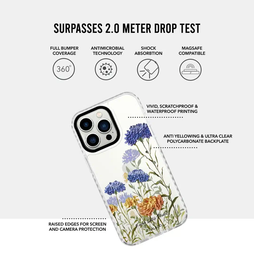 Farah Latifi - Blissful Bloom phone case - GALADO Malaysia