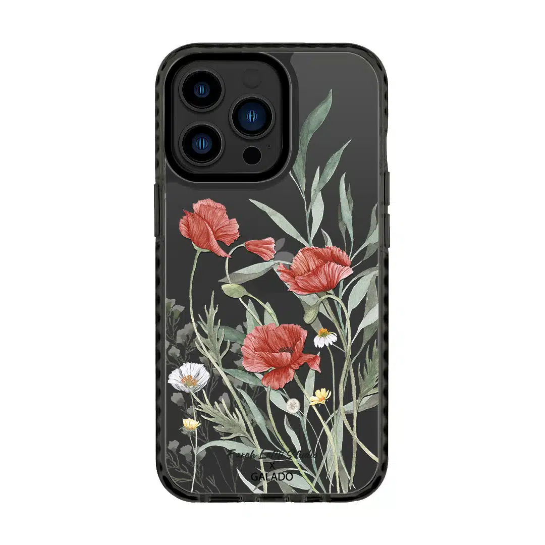 Farah Latifi - Poppies phone case - GALADO Malaysia