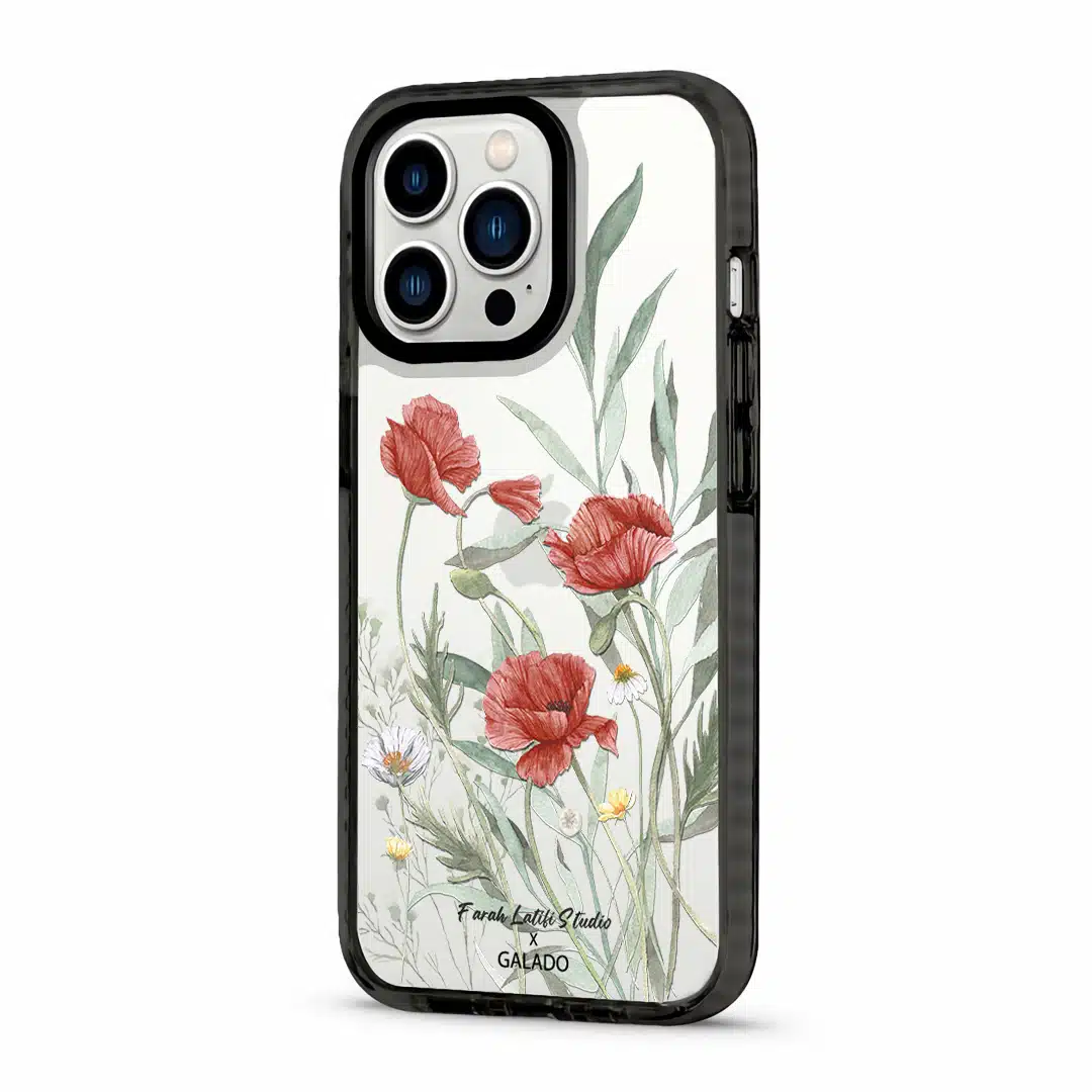 Farah Latifi - Poppies phone case - GALADO Malaysia