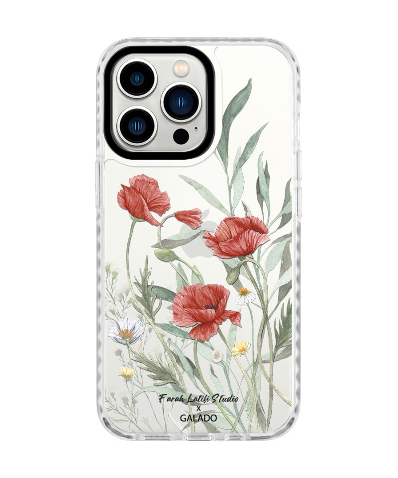 Farah Latifi - Poppies phone case - GALADO Malaysia