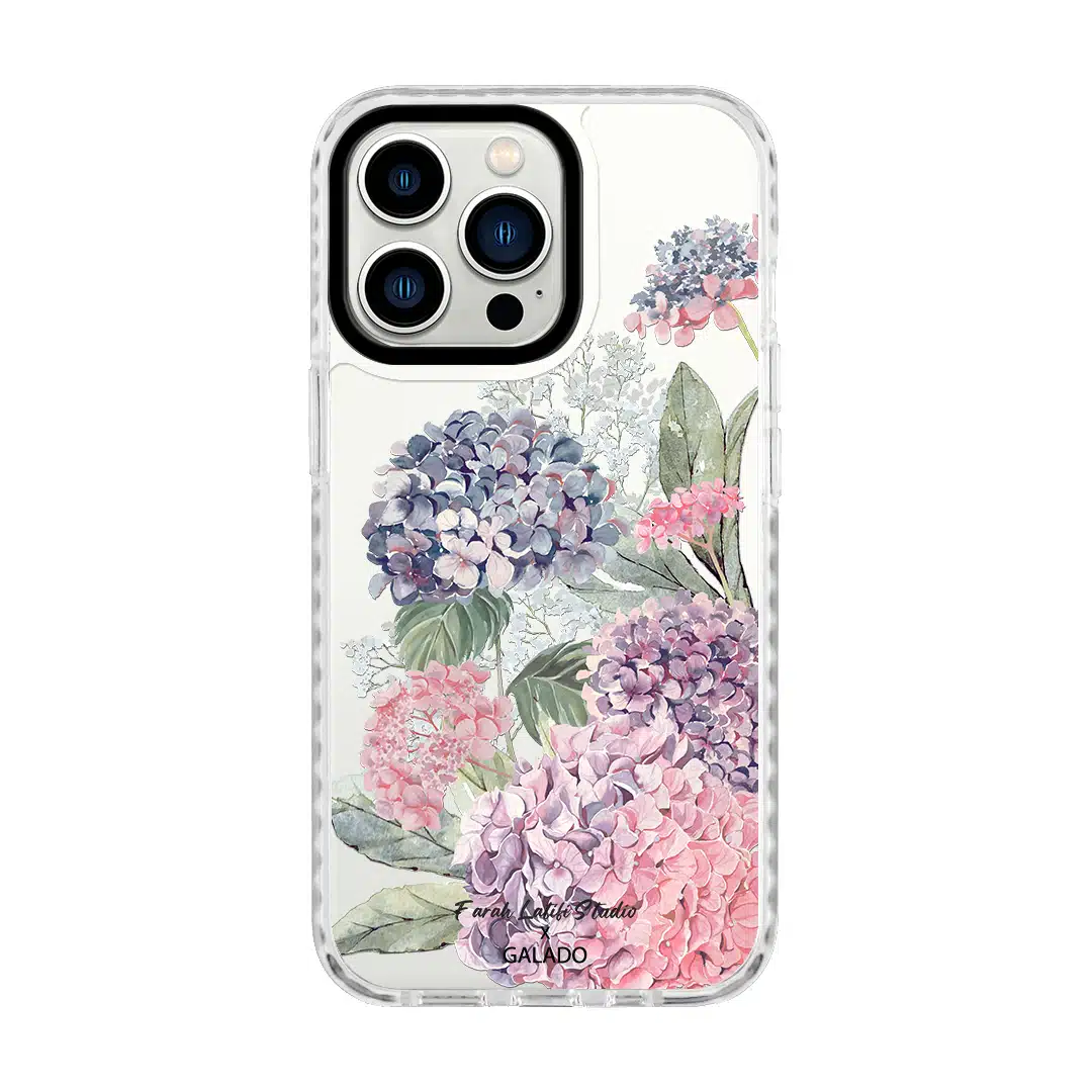 Farah Latifi - Hydrangeas phone case - GALADO Malaysia
