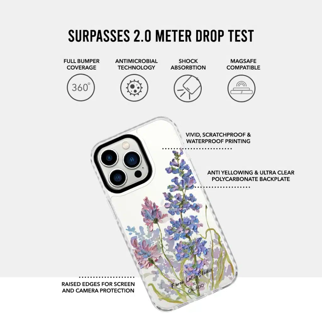Farah Latifi - Nature's Canvas phone case - GALADO Malaysia