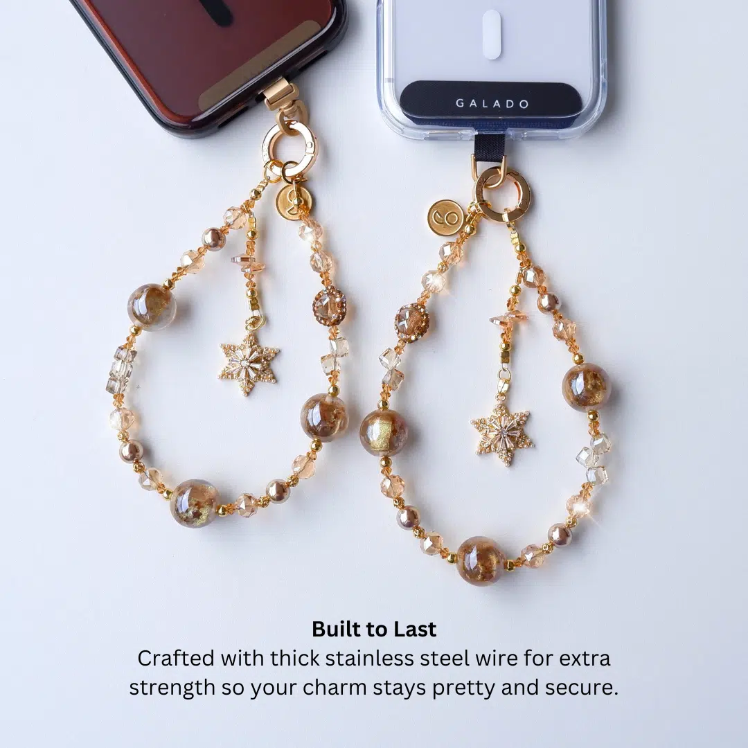 Enchanting Snow Phone Charm - GALADO Malaysia