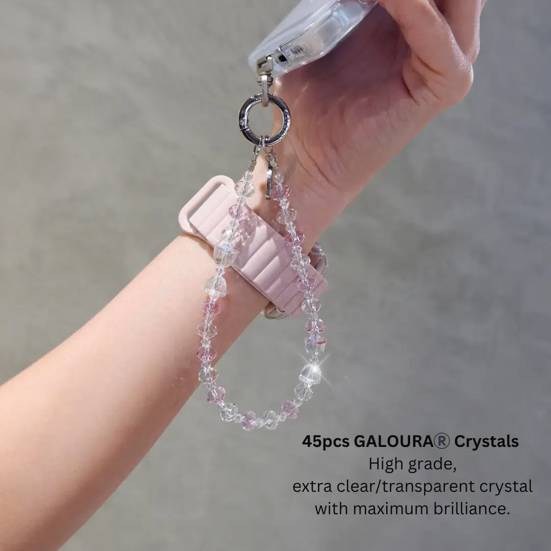 Roselia (Pink) GALOURA Phone Charm - GALADO Malaysia