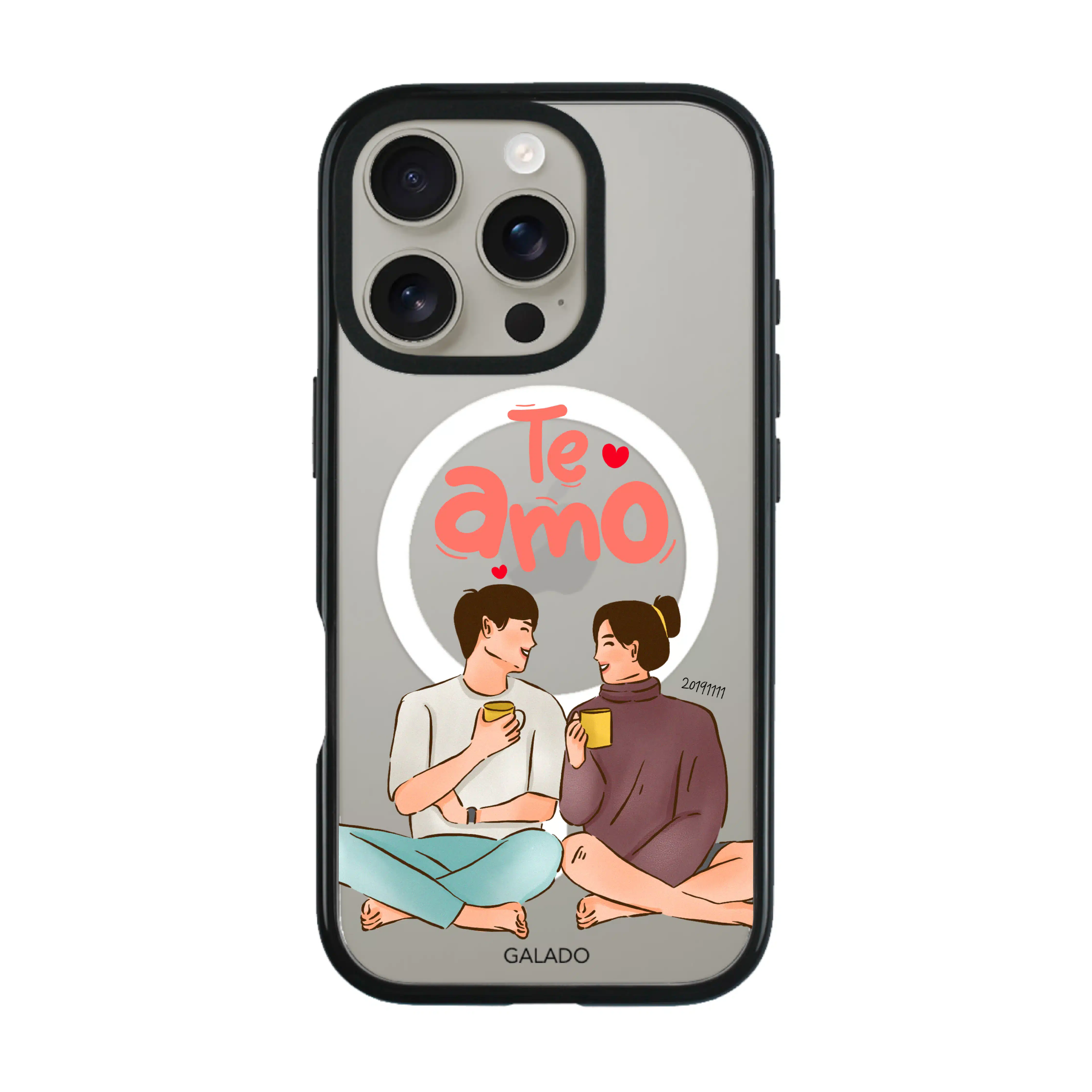 Te Amo Custom Name phone case - GALADO Malaysia