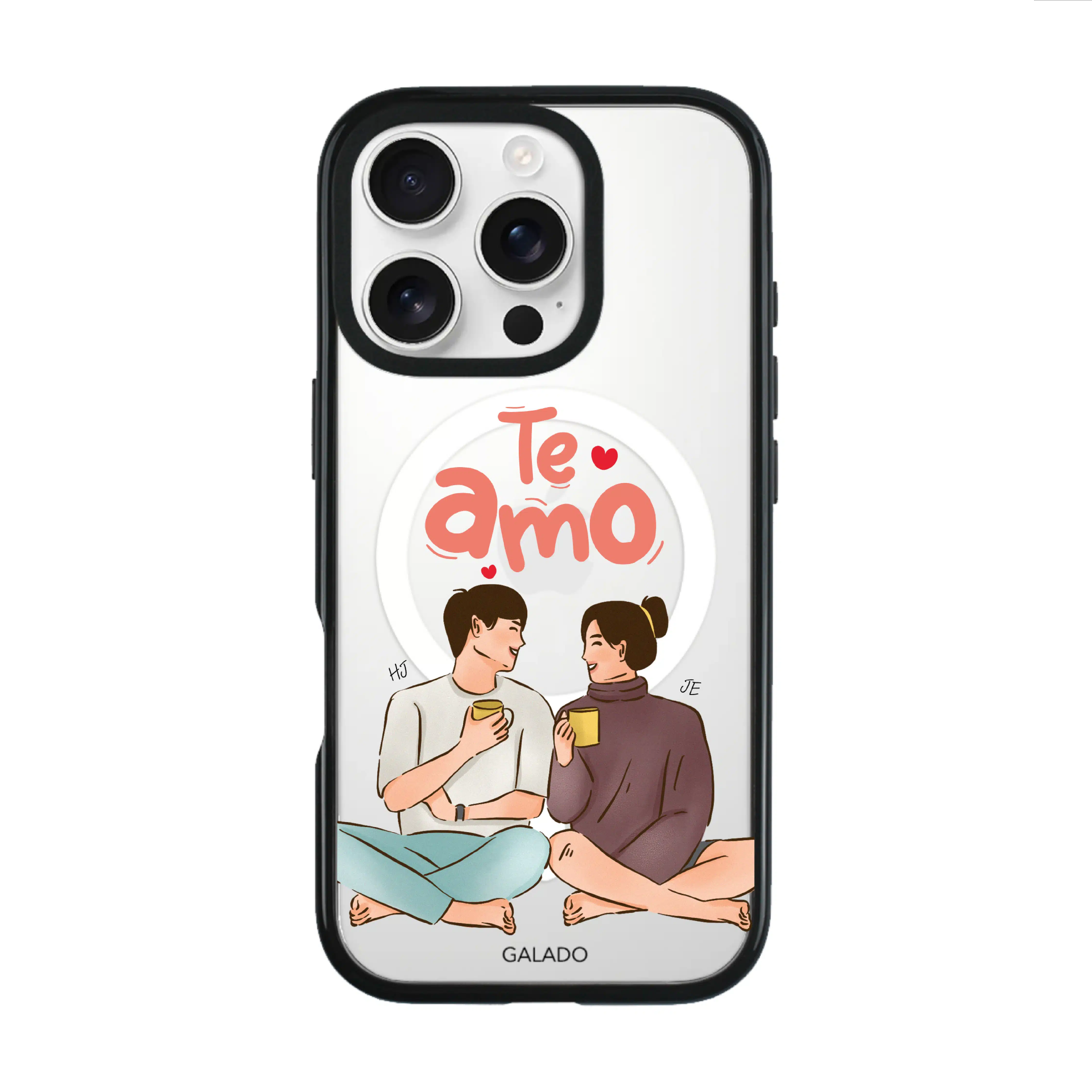 Te Amo Custom Name phone case - GALADO Malaysia